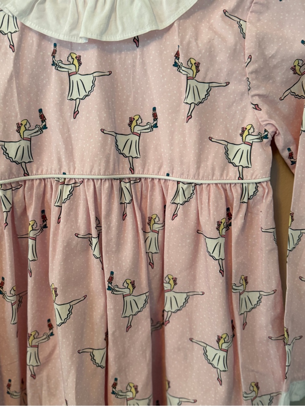 James & Lottie Pink Ballerina Nutcracker Themed Dress - Picture 2 of 4